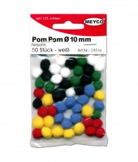 POM POM KUGLICE 10mm 50/1